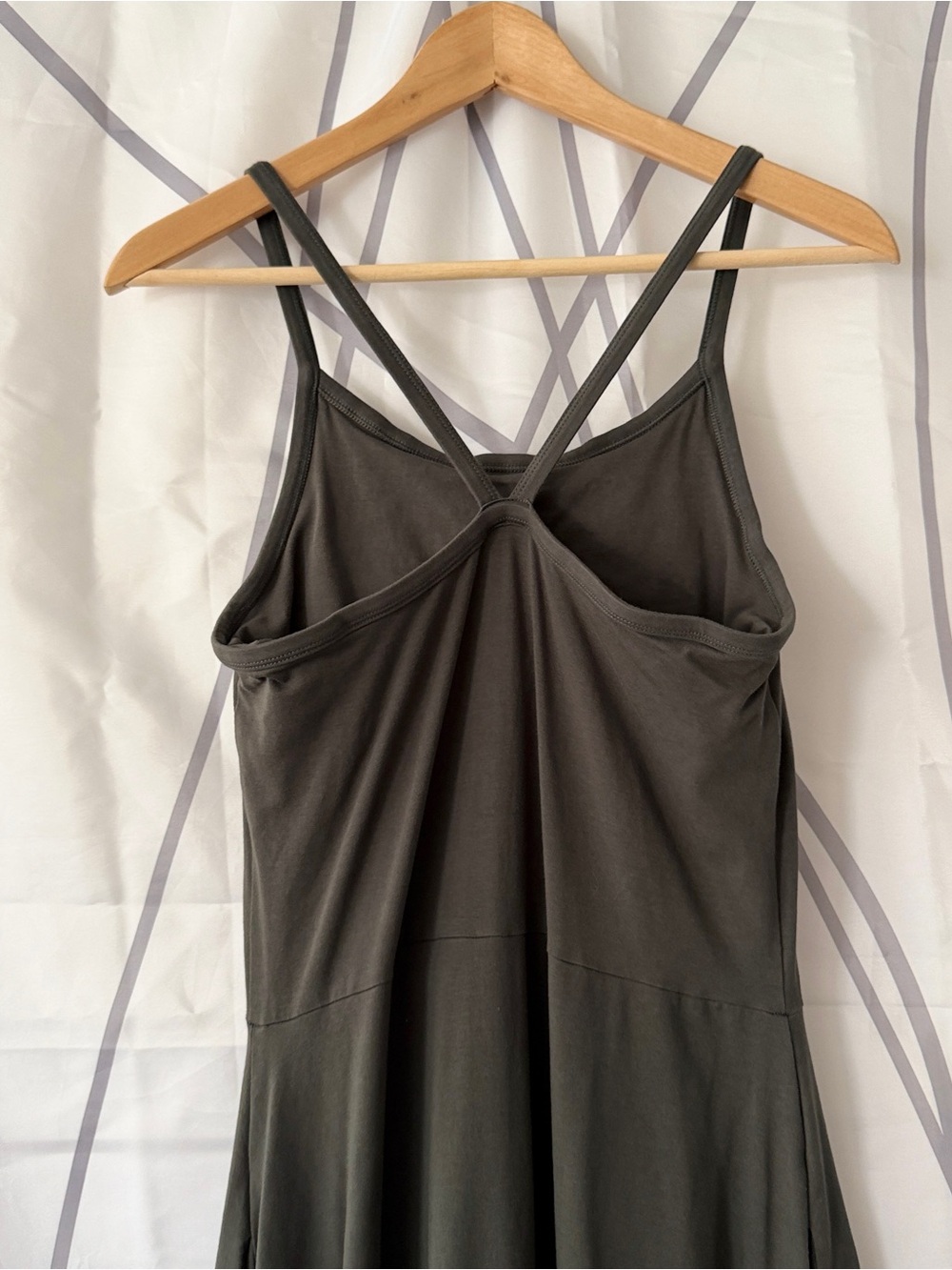 PACT Women's Large Organic Cotton Black Strappy Maxi Tank Dress - Picture 6 of 6